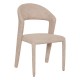 Chaise en tissu ALMÉE - Crème