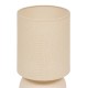 Lampe en céramique H56cm OBINE beige, abat-jour
