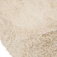 Pouf fourrure DUVIA beige, zoom