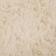 Pouf fourrure DUVIA beige, detail