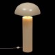 Lampadaire champignon ULYSSE argile, allumée