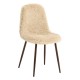 Chaise en fourrure ROKA - Beige