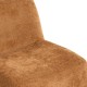 Fauteuil en tissu chenille ASTOR ambre, assise