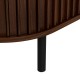 Buffet effet noyer ALCOVE marron, pied