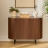 Buffet effet noyer ALCOVE - Marron