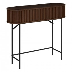 Console effet noyer ALCOVE - Marron