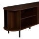 Meuble tv effet noyer ALCOVE marron, rangement