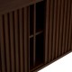 Meuble tv effet noyer ALCOVE marron, portes