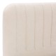 Lit coffre CALA beige, tête de lit