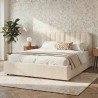 Lit coffre 160X200cm CALA - Beige