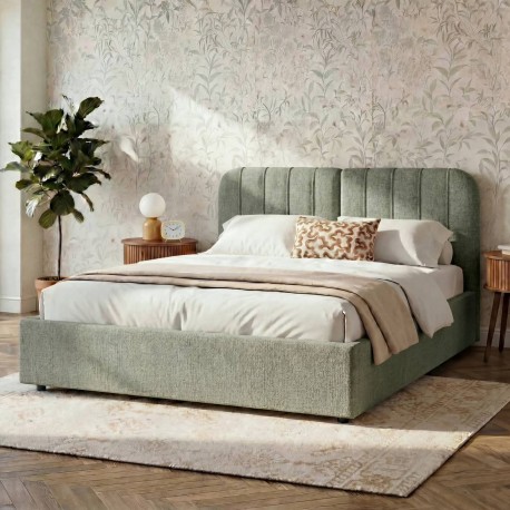 Lit coffre CALA vert kaki, chambre
