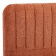 Lit coffre CALA terracotta, tête de lit