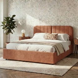 Lit coffre CALA terracotta, chambre