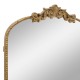 Miroir arche moulures 90x68cm MONA doré, detail