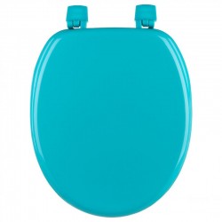 Abattant WC 18' en bois - Turquoise