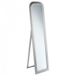 Miroir sur pied en bois 160X40cm ADELE, MEMORIES - Argenté