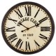 Horloge en métal vintage D113cm - Marron