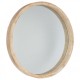 Miroir rond en bois D50cm HAPPY SCANDINAVE - Beige